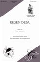 Ergen Deda Three-Part Treble choral sheet music cover